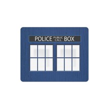 Police Box Tardis Window Rectangular Mousepad Non Slip Neoprene - £7.07 GBP