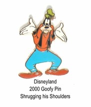 Vintage 2000 Disney Pin 4353 Goofy Shrugging his Shoulders    - $19.95