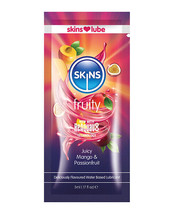 Skins Water Based Lubricant - 5 Ml Foil Mango &amp; Passionfruit - £1.22 GBP