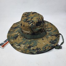 New Military Digital Camouflage Boonie Hot Weather Sun Jungle Hat Sz 7 1/4 - $14.45