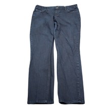 Tommy Hilfiger Pants Womens 14 Blue Modern Skinny Mid Rise Dark Wash Denim Jeans - £20.32 GBP