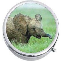 Baby Elephant Medicine Vitamin Compact Pill Box - $9.78