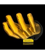 Life -size Golden Grabbing Hand Wall Hook Hanger 7&quot;- 17.8 cm - $1,266.02 MXN