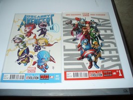 Uncanny Avengers #1 Baby Team Variant and Uncanny Avengers #1 - $5.94