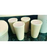 Tupperware Harvest Gold Cups 873 &amp; Cake Keeper 622 - $471.79 MXN