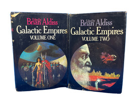 Galactic Empires Vols 1 And 2 edited by Brian W. Aldiss, Hard Cover DJ  BCE - £9.20 GBP