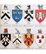 1963 Coat Of Arms Chart Life Magazine Page Print European History 1 DWII23 - $550.13 MXN