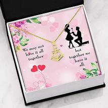Express Your Love Gifts Together We Have it All Anchor Stainless Steel Pendant N - £35.56 GBP