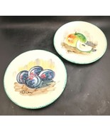2 Bittosi Hand-Painted Majolica Art Plates, Italy Initialed &amp; Numbered OBO - $1,216.80 MXN