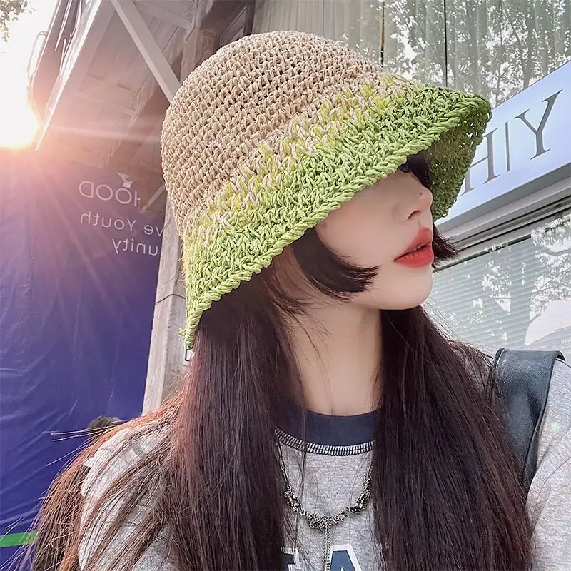 W bucket hat summer travel breathable versatile japanese mori show face small sunscreen thumb200