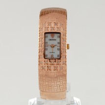 Croton Rose Gold Plated Women&#39;s Diamond Quartz Watch - £159.49 GBP