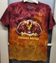 Vintage Universal Studios\Iron Man Men&#39;s T Shirt Size Medium Tie dyed Marvel - £15.57 GBP