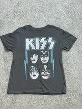 KISS Rock &amp; Roll Reprint Retro T-Shirt Crew Men&#39;s Size M - £10.19 GBP