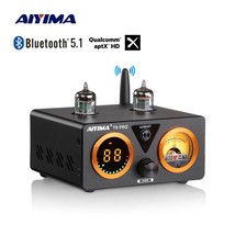 AIYIMA Audio T9 Pro Stereo Vacuum Tube Amplifier Bluetooth 5.1 QCC3031 Aptx USB  - £135.78 GBP