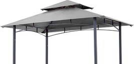 Replace Canopy Grill Bbq Gazebo Roof Top, Scocanopy 8X5Ft, Grey, For Gazebo, F. - $39.95