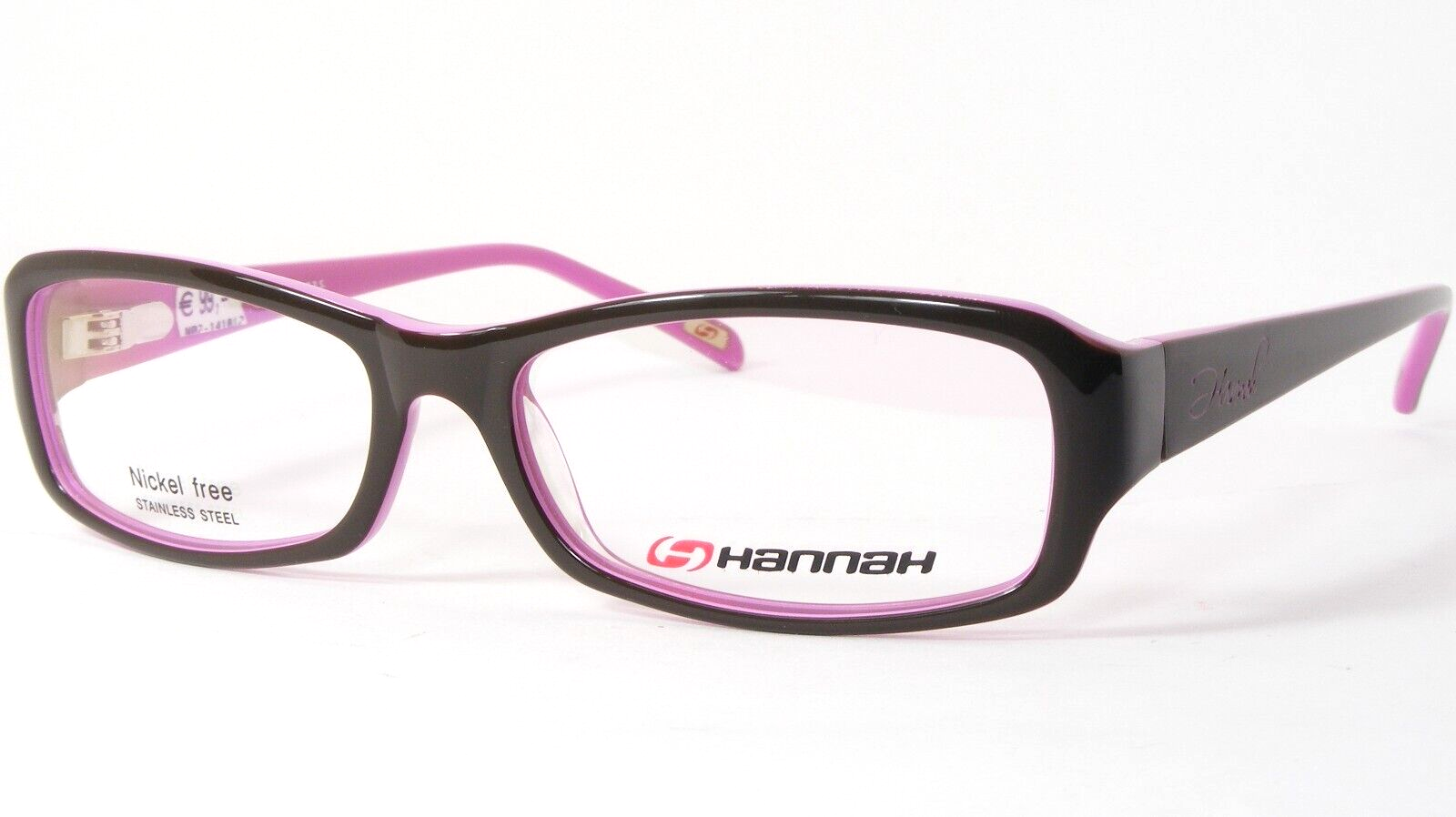 Hannah 6008 C1 Marron / Fuchsia Lunettes Uniques Monture 52-17-135mm - $66.31