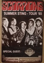 Scorpions Summer Sting Tour 1985 metal hanging wall sign - £18.95 GBP