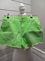 Justice Girls Juniors Size 14 Bright Green Shorts - £7.07 GBP