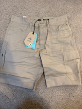 NEW Prana Double Peak Shorts Men&#39;s Size 32” x 8” Sandbar Tan Pockets Sta... - $34.68