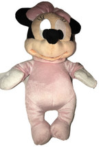 Disneyland Disney Babies Minnie Mouse Plush With Blanket EUC - £11.85 GBP