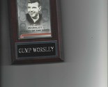 GUMP WORSLEY PLAQUE MONTREAL CANADIENS HOCKEY NHL   C - $0.98