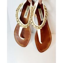 STEVE MADDEN MADDEN GIRL CLASSIC White STRAPPY SANDALS WOMENS 7.5 - $24.99 STEVE MADDEN MADDEN GIRL CLASSIC White STRAPPY SANDALS WOMENS 7.5 - $24.99