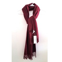 Liz Claiborne Burgundy Heather Fringed Scarf Shawl NEW - £15.66 GBP