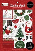 Carta Bella Sticker Book-A Wonderful Christmas WC328029 - £16.97 GBP