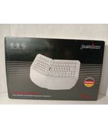 Perixx PERIBOARD-613W Mini Wireless Ergonomic Split Keyboard White - £18.64 GBP