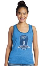 NWT NBA Oklahoma City Thunder Women&#39;s Large Blue Tank Top Shirt - £17.86 GBP