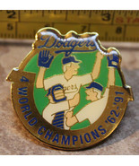 LA Dodgers 1992 30th Anniversary 4 World Champions 1962-1991 Unocal Pin - £8.52 GBP