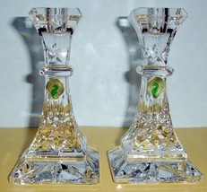 Waterford Lismore 6&quot; Candlestick Holders SET/2 Square Base 107633 New - £170.26 GBP