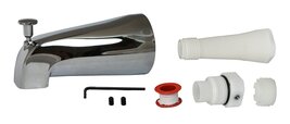 Plumb Pak Universal Fit Bathtub Spout with Diverter, Polished Chrome - $29.99