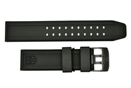 Genuine Luminox watch band Strap 23mm PU Navy Seal Series Black - $937.61 MXN