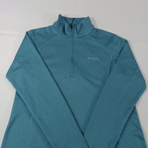 Columbia XK4092 Omni-Wick Men’s Teal 1/4 Zip Pullover Sweatshirt Size Medium image 11