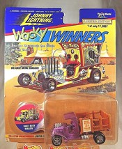 1996 Johnny Lightning Series #1 Wacky Winners ROOT BEER WAGON Purple w/Chrome5Sp - $11.50