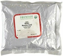 NEW Frontier Bulk Whole Certified Organic Mustard Seed Brown 344 1 lb - $19.36