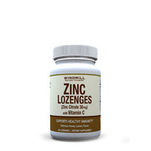 WINDMILL Natural Vitamins ZINC 30mg LOZENGES with Vitamin C 60 lozenges exp.05/2 - $17.77