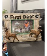 Prinz First Buck Hunting Picture Frame Holds 4&quot; x 6&quot; Photo Deer - $25.00