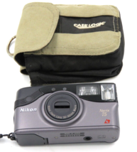 Nikon Nuvis 75 35mm Point & Shoot Camera with Soft Case - Works - $11.83