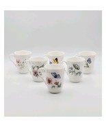 Lenox Butterfly Meadows Mugs Set of 6 Monarch Swallowtail &amp; Eastern Tail... - $1,198.53 MXN
