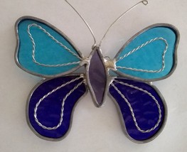 Stained Glass Butterfly Suncatcher II - £10.33 GBP