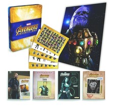 NEW SEALED Marvel Avengers Infinity War Metal Boxed Set of 5 Books - $14.84