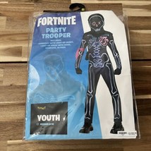 Spirit Halloweeen Fortnite Party Trooper Costume Light Up Mask Jumpsuit ... - $31.34