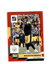 2022 Donruss Base Press Proof Red #224 Ben Roethlisberger - Pittsburgh Steelers - £1.57 GBP