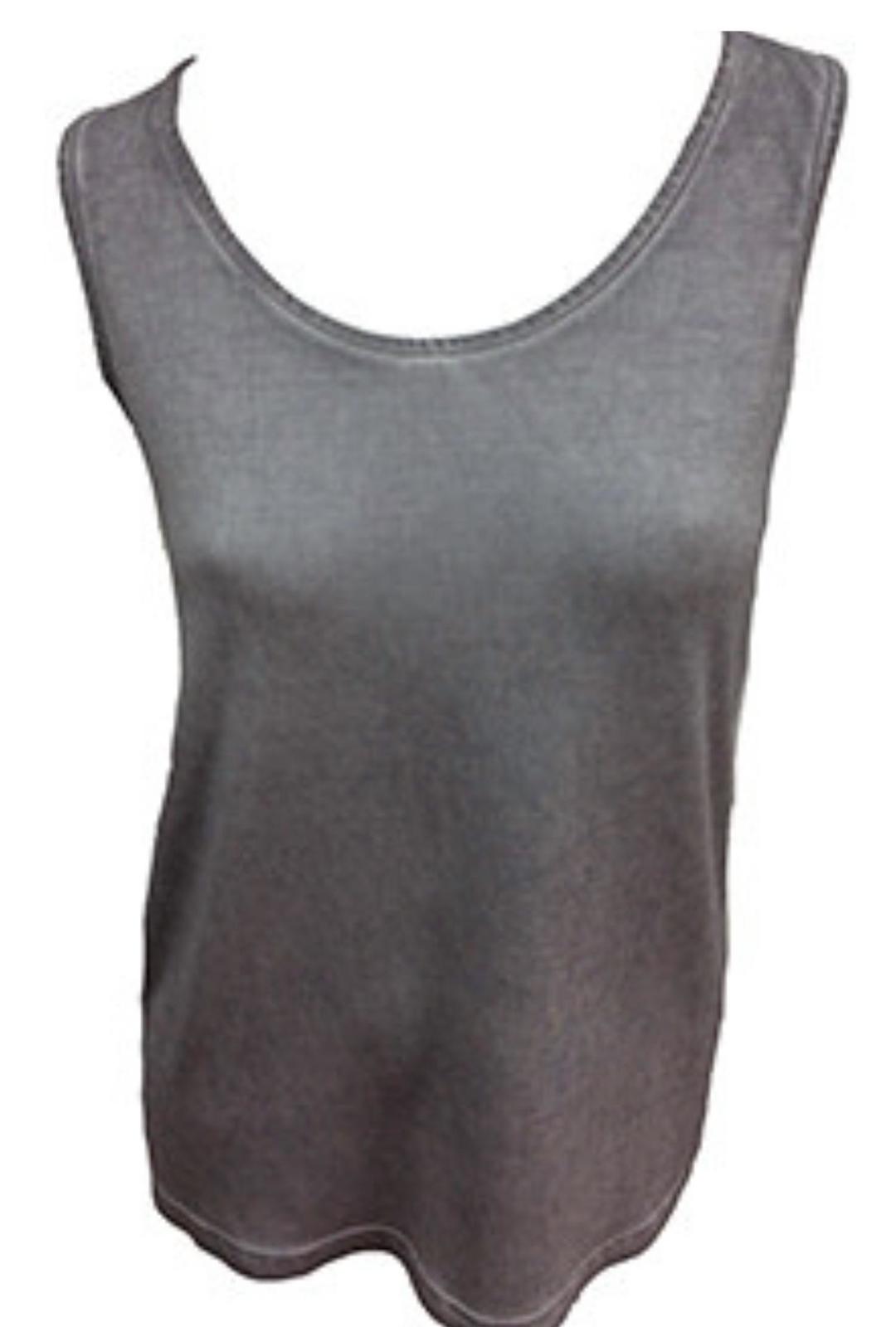 Angel stone wash bra-friendly tank top in Marble