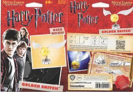 Harry Potter Movies Golden Snitch Figure Metal Earth Steel Model Kit NEW... - $14.46