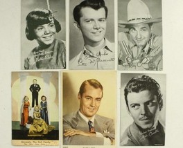 Vintage Postcard Lot 6 Alan Ladd The Doll Family Ray Corrigan John Carroll - £10.28 GBP