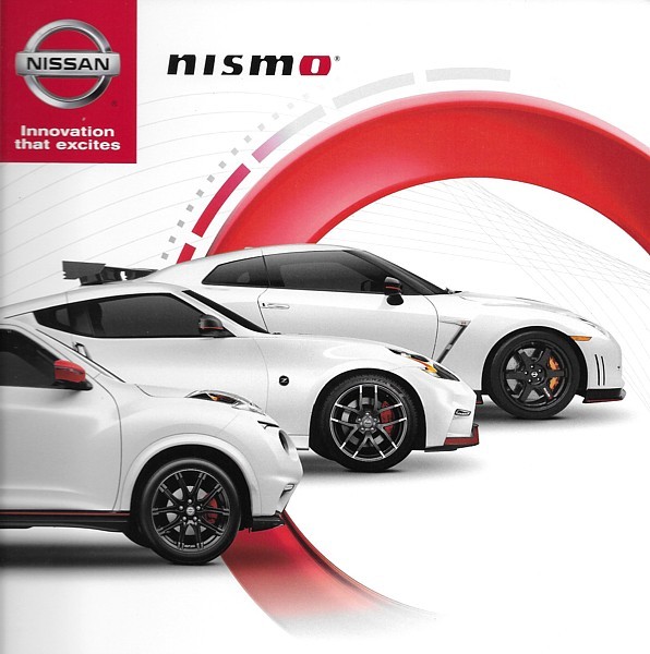 2015/2016 Nissan NISMO sales brochure catalog US 15 GTR 370Z JUKE RS
