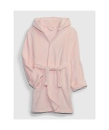 Gap Kids Girls&#39; Recycled Fuzzy Robe Pink Cameo Size 4 NEW - $35.00